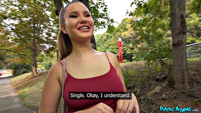 Cute girl doesn't wear anything