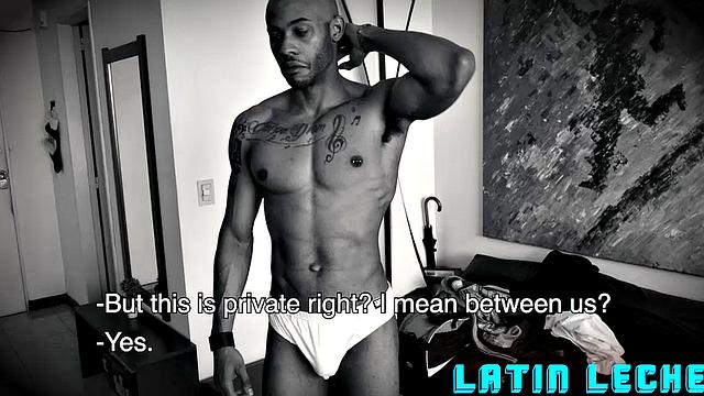 Straight latin stud strips, sucks cock for cash, gets fucked hard and swallows every drop