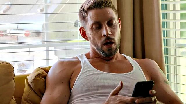 Twink dude fucked in doggystyle by perverted stud