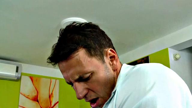 Angelica Black Crams Huge Pecker in her Mouth!