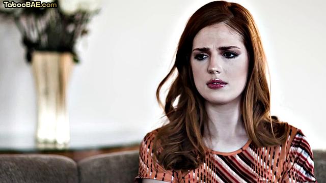 Gorgeous redhead babe doggystyled by her BF