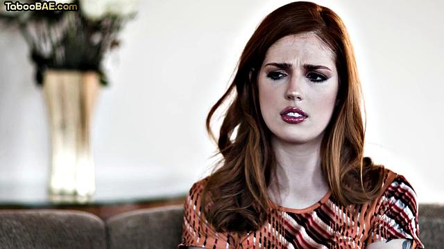 Gorgeous redhead babe doggystyled by her BF