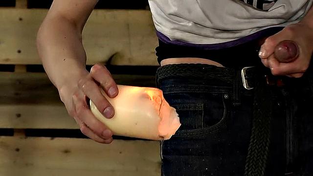 New Guy Used For A Foot Wank - Chris Jansen &amp;amp; Ashton Bradley