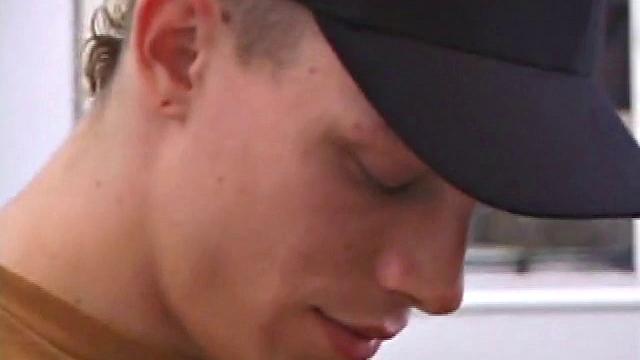 see austin drop to his knees and suck shane's cock
