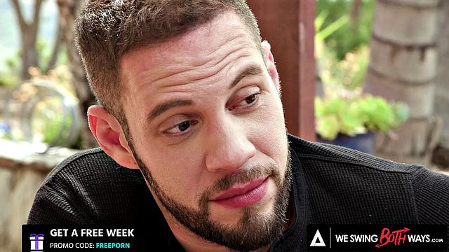 WE SWING BOTH WAYS - Hot Bisexual Threesome With Brunette Aliya Brynn