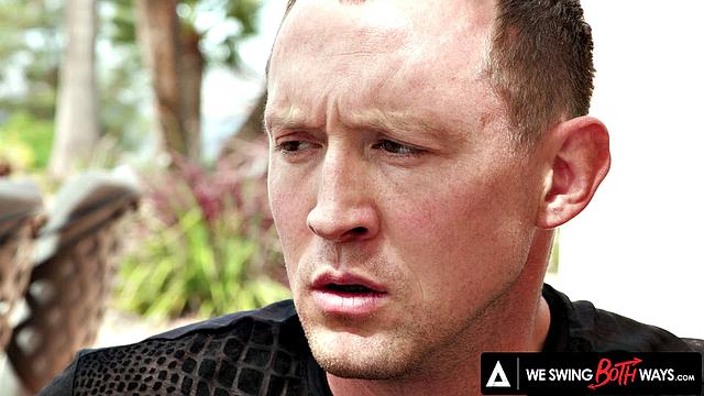 WE SWING BOTH WAYS - Hot Bisexual Threesome With Brunette Aliya Brynn