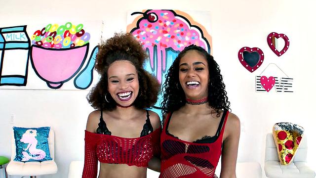 Double with Cecilia And Scarlit