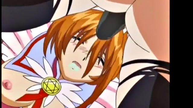 Watch as petite teen gets destroyed by a Cursed Cock in stockings and panties