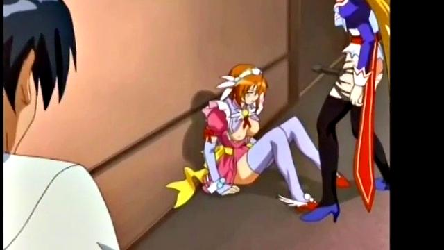 Watch as petite teen gets destroyed by a Cursed Cock in stockings and panties