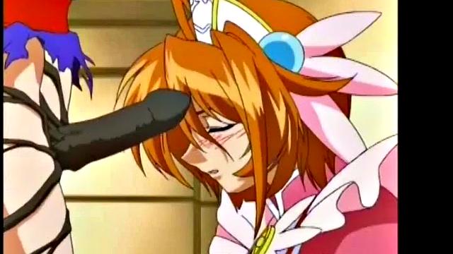 Watch as petite teen gets destroyed by a Cursed Cock in stockings and panties