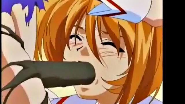 Watch as petite teen gets destroyed by a Cursed Cock in stockings and panties