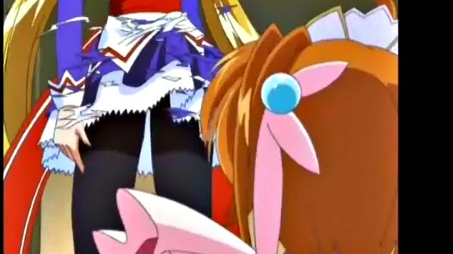 Watch as petite teen gets destroyed by a Cursed Cock in stockings and panties