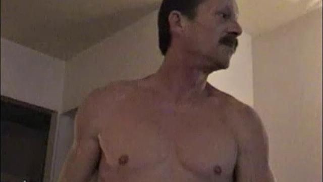 James strips down and takes a rough pounding from a muscular coworker