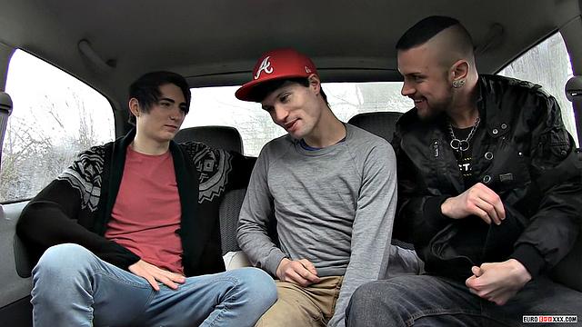 Scott, Kyle & Jamie Have a Threesome in a Minivan - Scott, Kyle & Jamie