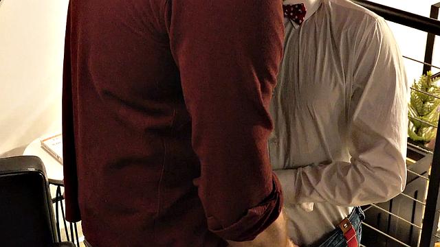 Tiny 21yo barebacked by DILF after cocksucking