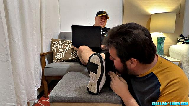 Nemo Worships Matt While He Edits - Nemo & Matt