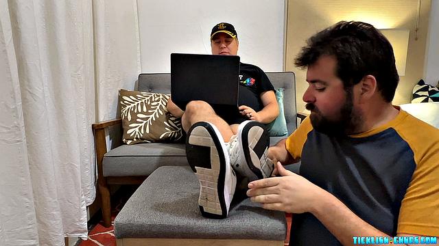 Nemo Worships Matt While He Edits - Nemo & Matt