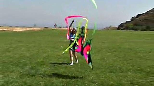 Cute April Outdoors Sucking A Popsicle