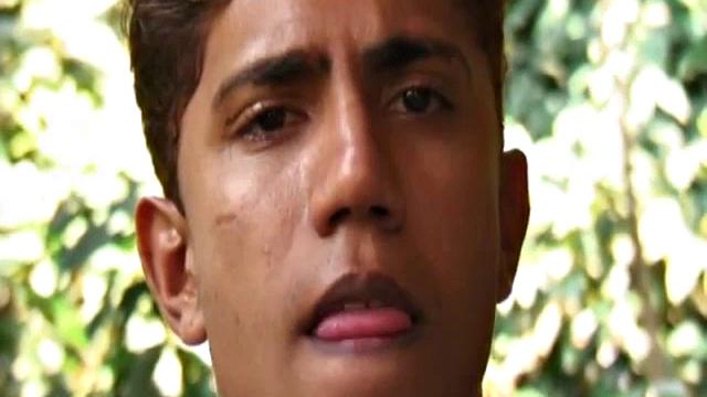 Bruno Santos watches on as a make out session with Alvaro Lima and Alan Cesar is already in progress. It is obvious that Alvaro loves getting power blown by the way he poses in ecstasy for all the boys watching in the jungle bushes.