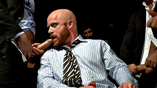 Оргия после работы: отсос - JD Ryder и Brock Rustin