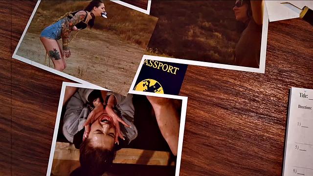 Piss drinking beauty flogged in sunny day domination ballet