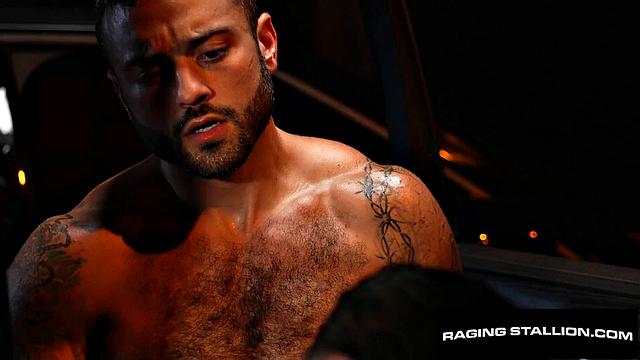 RagingStallion - Muscle Hunk Dicks Down Hairy Construction Worker