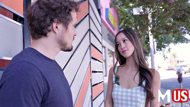 Shy Boy Meets a Hot Asian Girl Alexia Anders