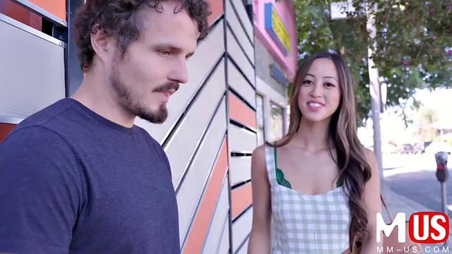 Shy Boy Meets a Hot Asian Girl Alexia Anders