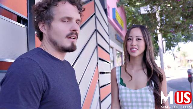 Shy Boy Meets a Hot Asian Girl Alexia Anders