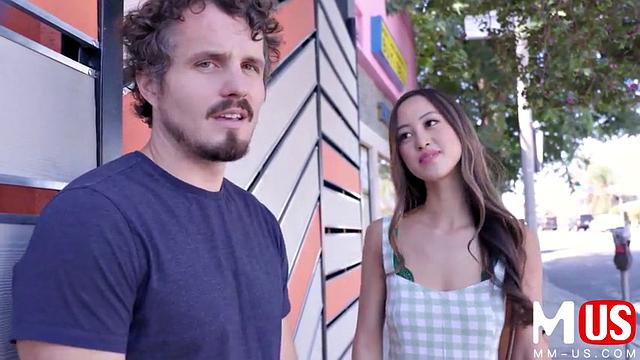 Shy Boy Meets a Hot Asian Girl Alexia Anders