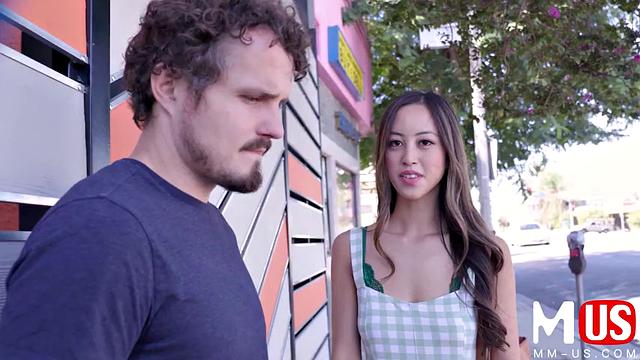 Shy Boy Meets a Hot Asian Girl Alexia Anders