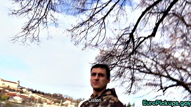 Real pulled stud deepthroating