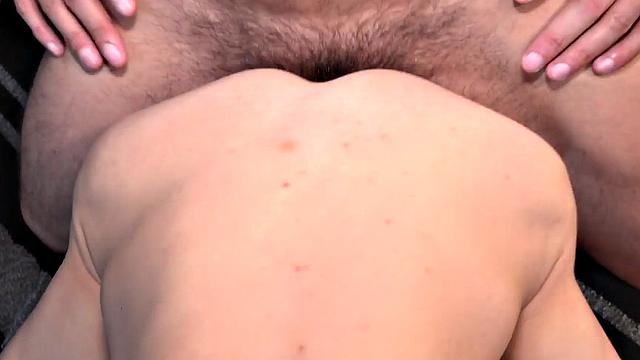 Spanking dom nails Latin 21yo ass after classes