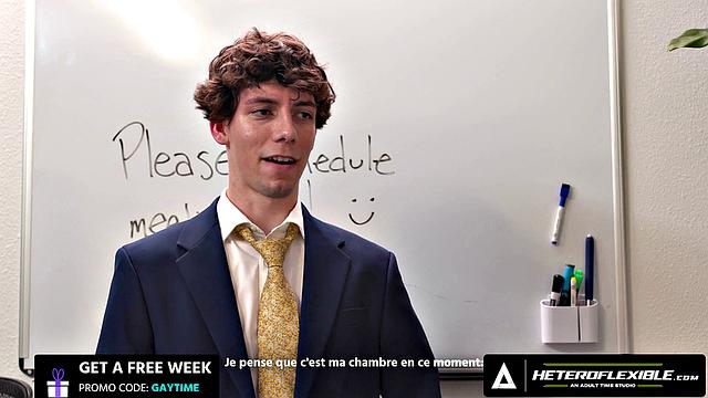 HETEROFLEXIBLE - Derek Kage Fucks Coworker Cristiano After Getting Caught