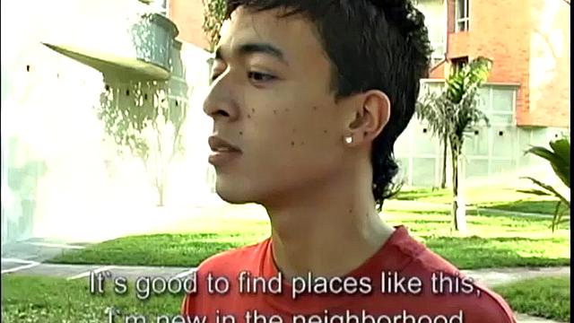 After meeting outdoors, these two young Latinos hit the bed ready for action. The two kiss, as their clothes hit the floor and it isn't long before they are getting a taste of each other.