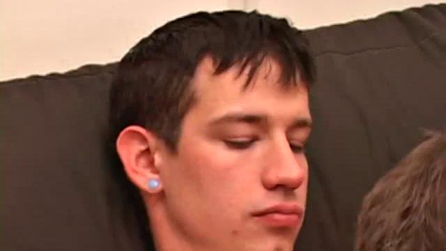 After Elliot Cross and Holden Slayer swap spit they strip down and explore each other's bodies. Elliot begins blowing Holden and soon Holden is giving Elliot head.