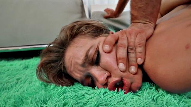 Nympho pounded while toying wet pussy by BF