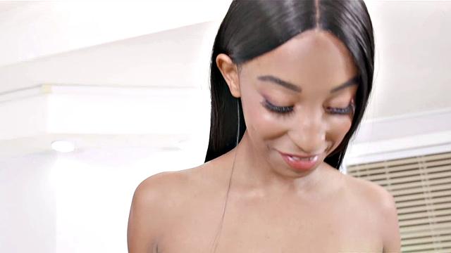 Busty Coed Stretched By Cock