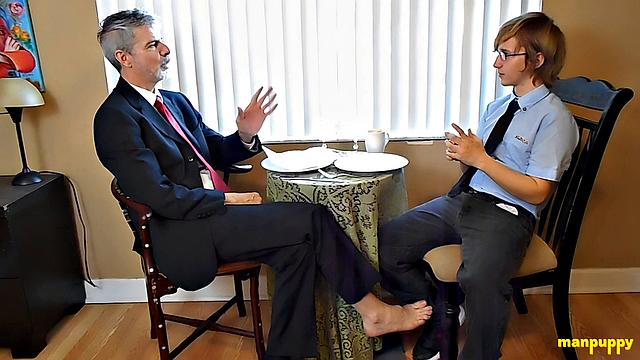 Foot Job Interview - Elis Ataxxx and Richard Lennox