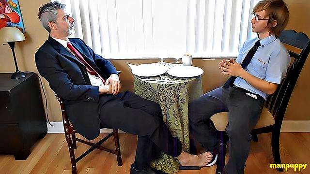 Foot Job Interview - Elis Ataxxx and Richard Lennox