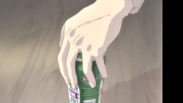 Enjoy the steamy anime cartoon with glasses-wearing babe in romantic action!