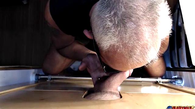 Curious Sucked At The Gloryhole