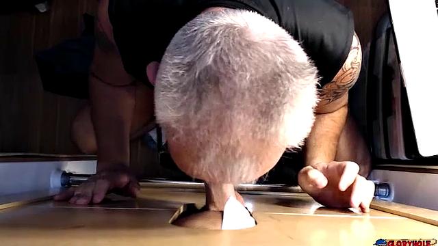 Curious Sucked At The Gloryhole