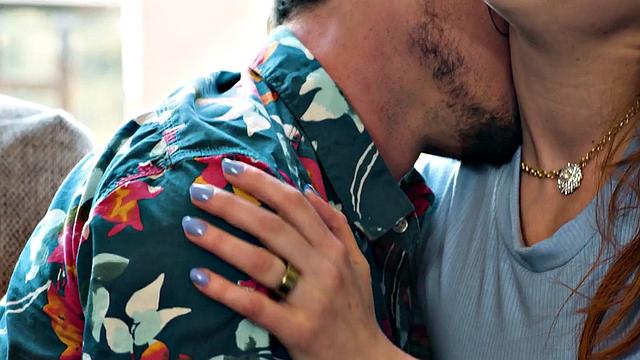 Pussylicked ginger babe banged by her BF while pussytoying