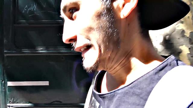 Latino muscle stud gets his ass filled by the cameraman for cash in a steamy neighbor hookup