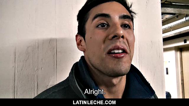 Latino muscle stud gets his ass filled by the cameraman for cash in a steamy neighbor hookup