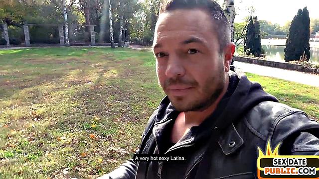 Public MILF doggystyled by a stranger