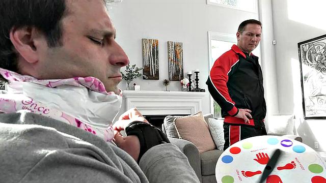 Morgan Lee Petite Asian With Big Tits Rides John Strong in front of Husband