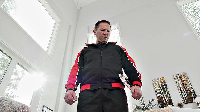 Morgan Lee Petite Asian With Big Tits Rides John Strong in front of Husband