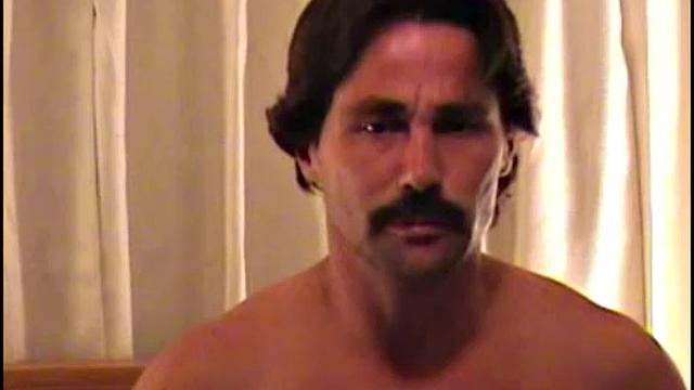 This is Robert's second video with me. He is one very handsome man, with an infectious smile. Robert is a bit short on gray matter and dick, but his personality, smile, and big load of cum more than make up for the shortcomings.